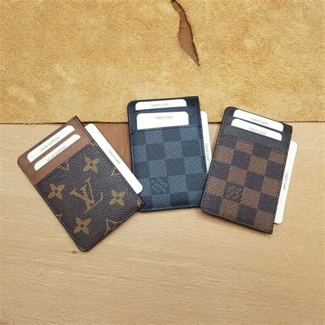 louis vuitton wallet with photo holder|louis vuitton name card holder.